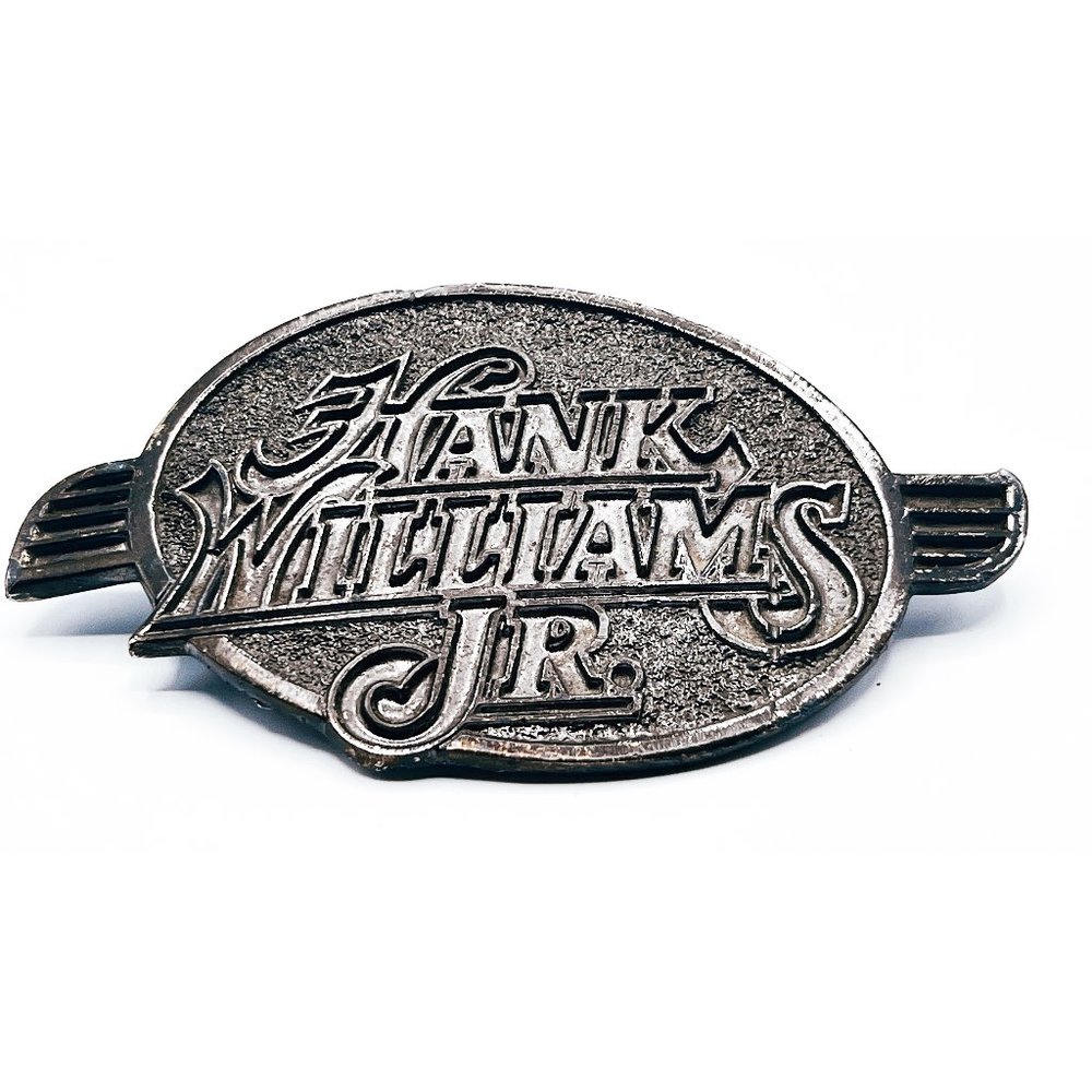 Hank Williams Jr. Belt Buckle, Electra Records Fan Club